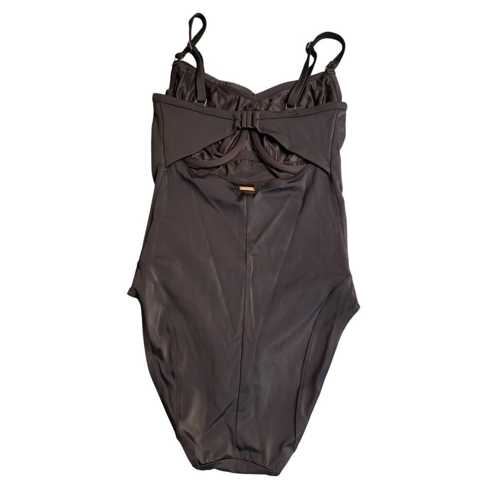 Panache Isobel One Piece Swimsuit Black 30FF Adjustable Straps VGUC - Picture 4 of 8